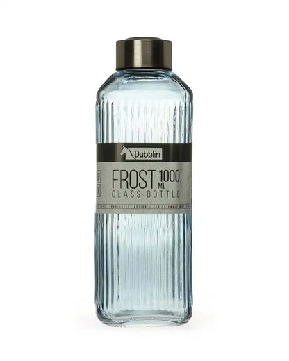 Dubblin Frost Glass Water Bottle 1000 ml