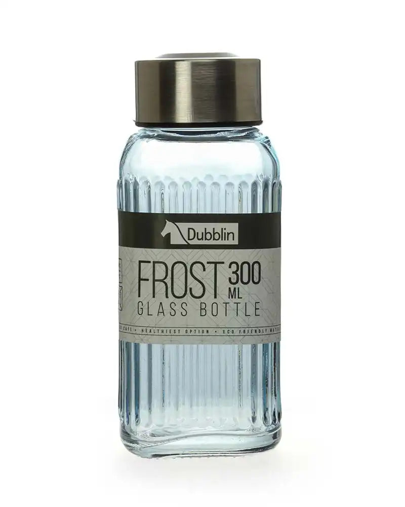 Dubblin Frost Glass Water Bottle 300 ml