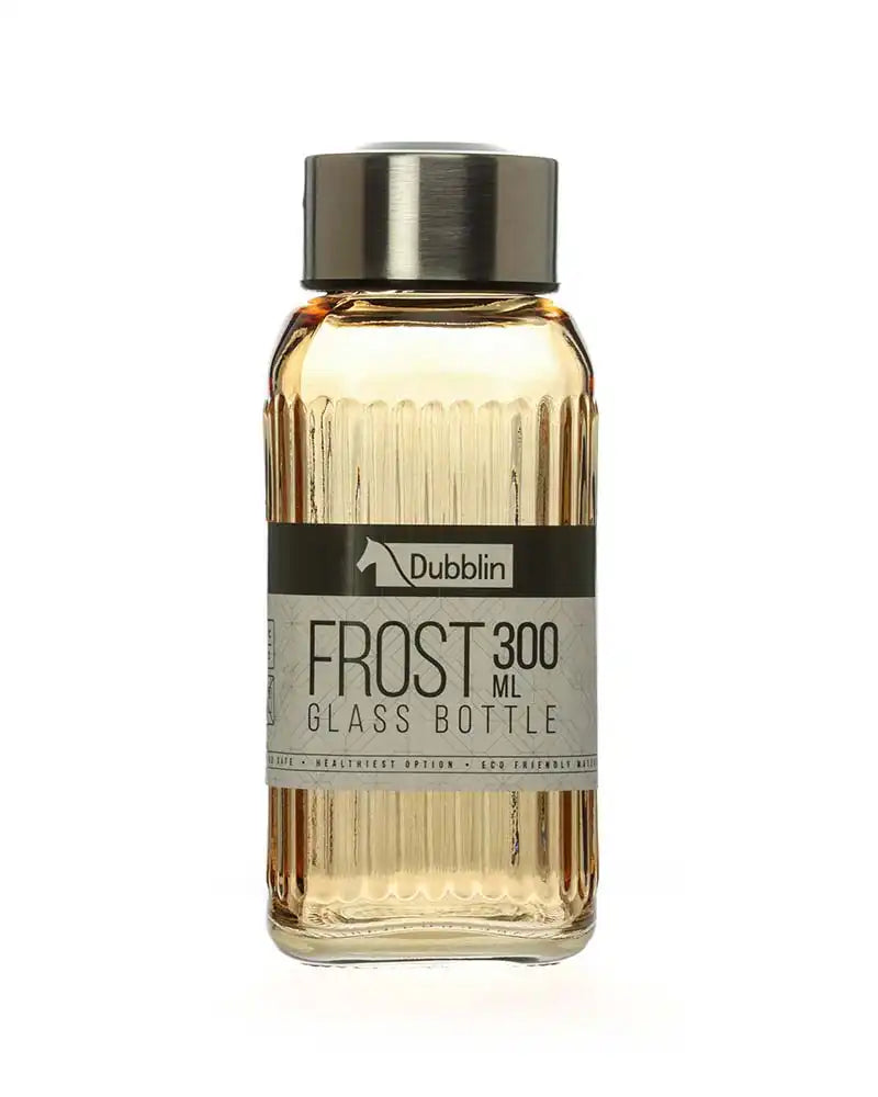 Dubblin Frost Glass Water Bottle 300 ml