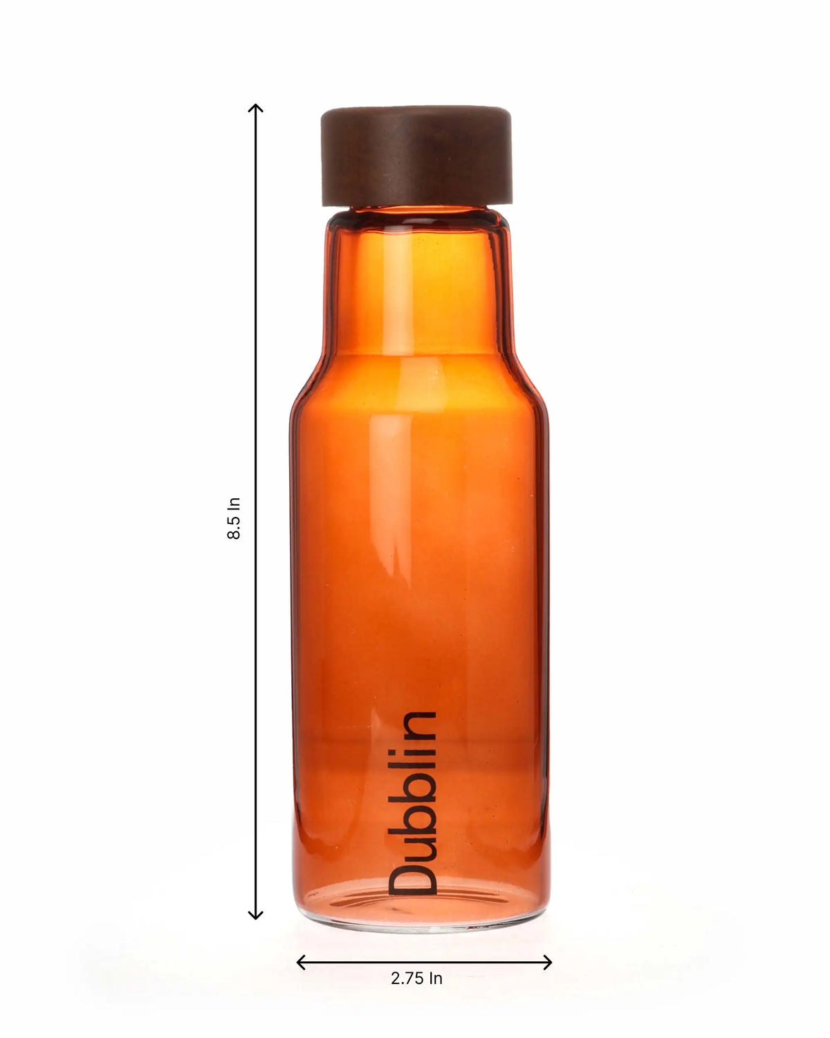 Dubblin Cola Glass Water Bottle 550 ml