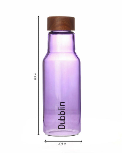 Dubblin Cola Glass Water Bottle 550 ml