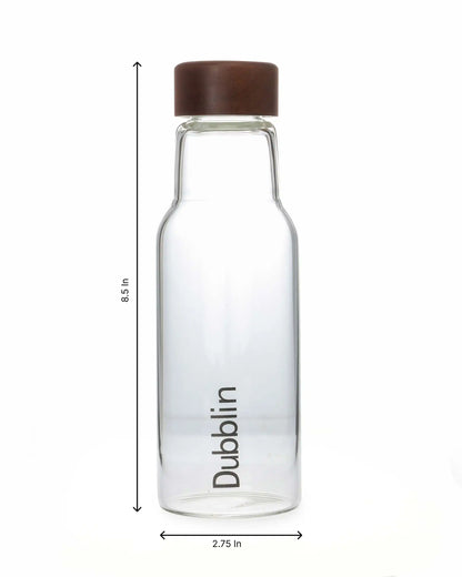 Dubblin Cola Glass Water Bottle 550 ml
