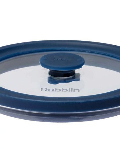 Dubblin Elegance Borosilicate Glass Baking Dish with Lid 270 ml
