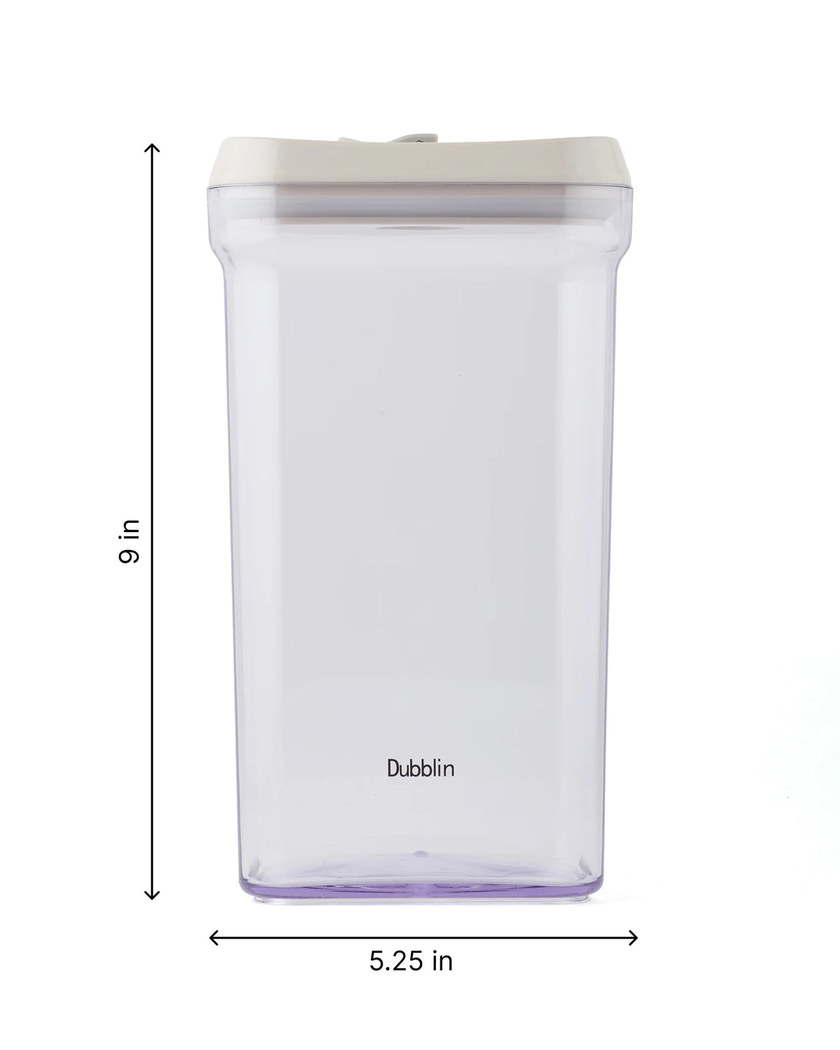 Dubblin Smart Lock Jar Rectangle 1700 ml