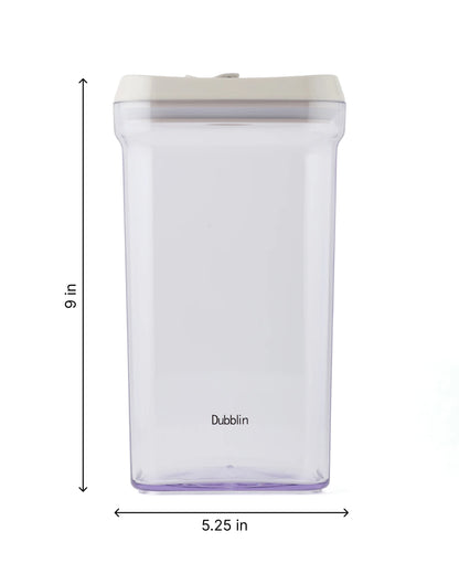 Dubblin Smart Lock Jar Rectangle 1700 ml
