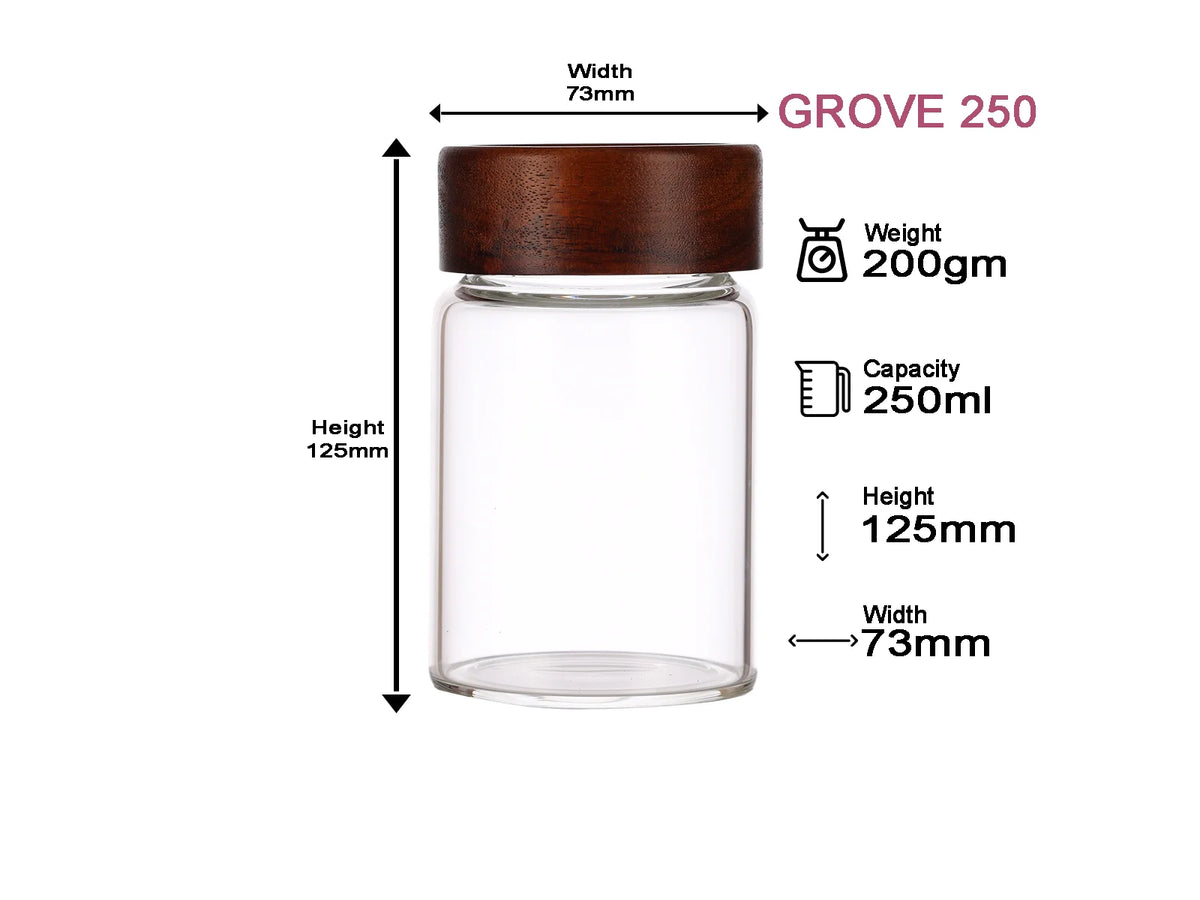Dubblin Grove Glass Jar