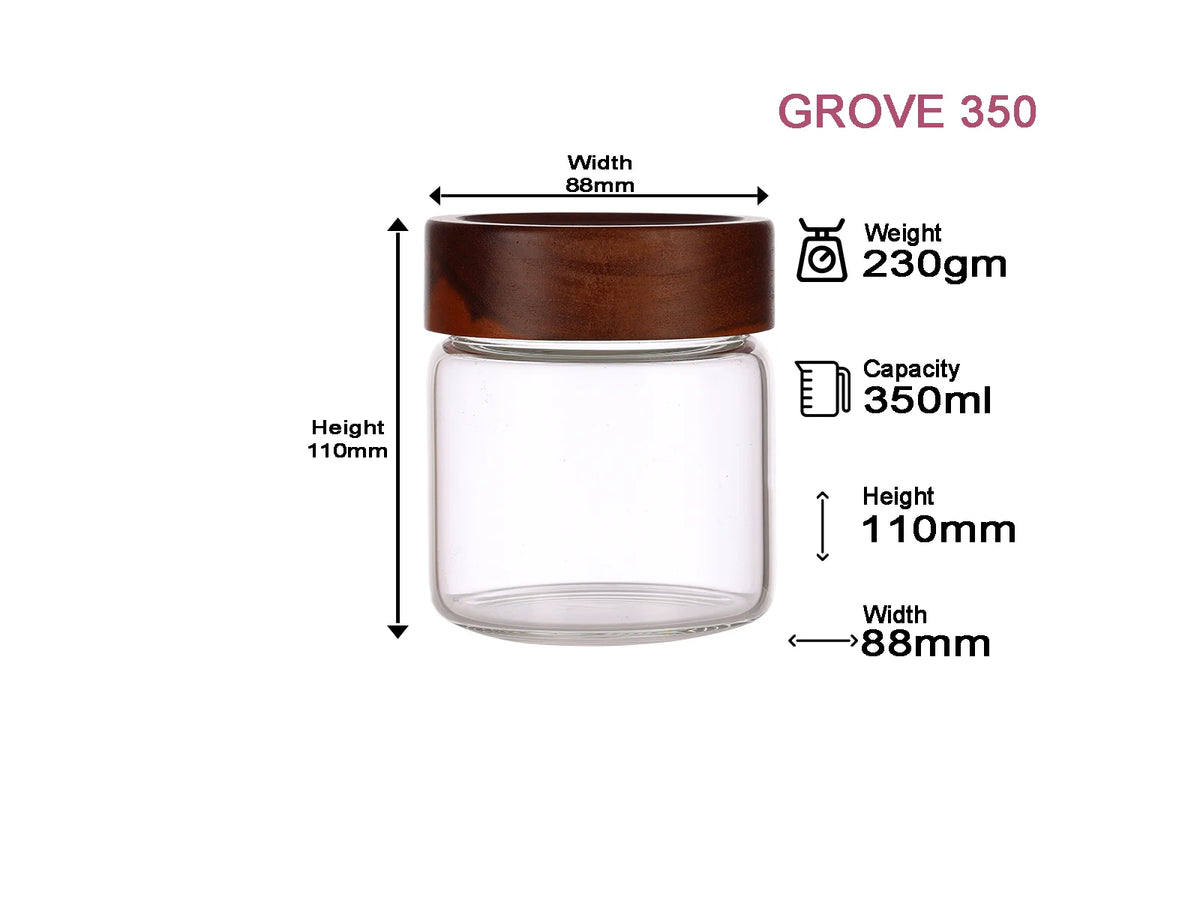 Dubblin Grove Glass Jar
