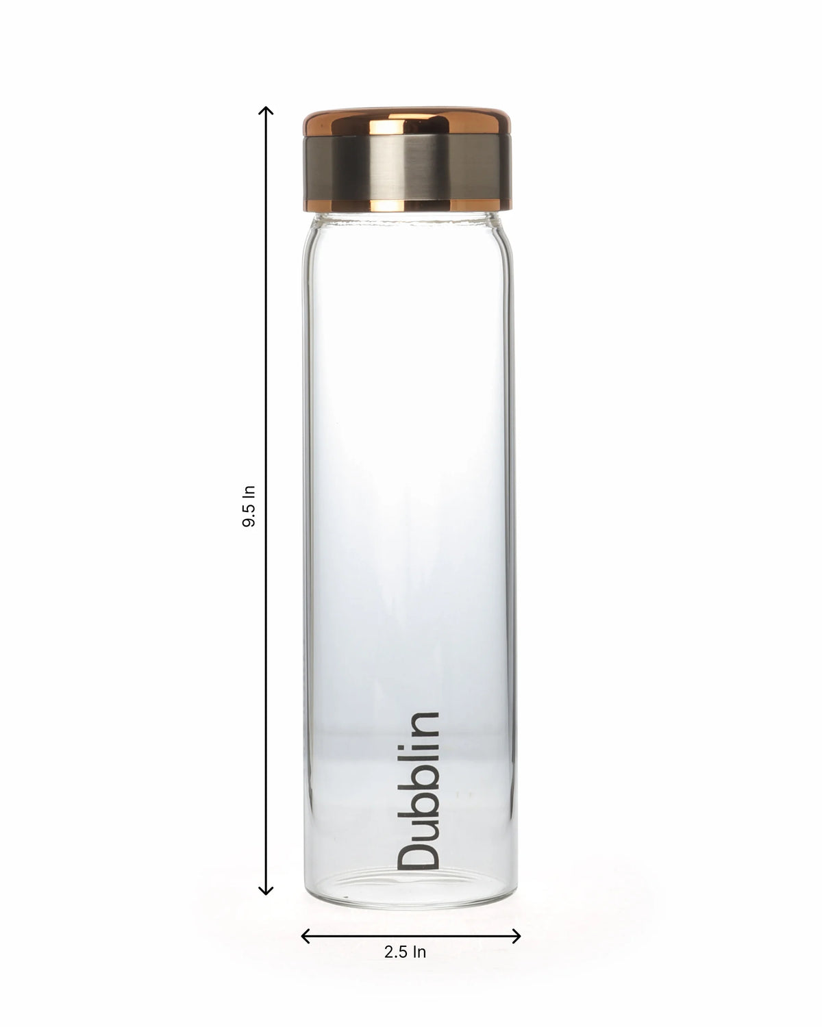 Dubblin Mist Glass Water Bottle