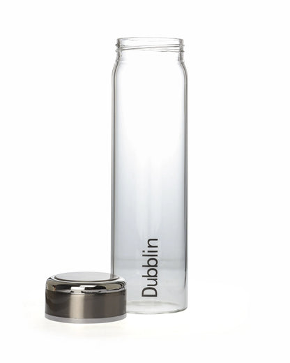 Dubblin Mist Glass Water Bottle