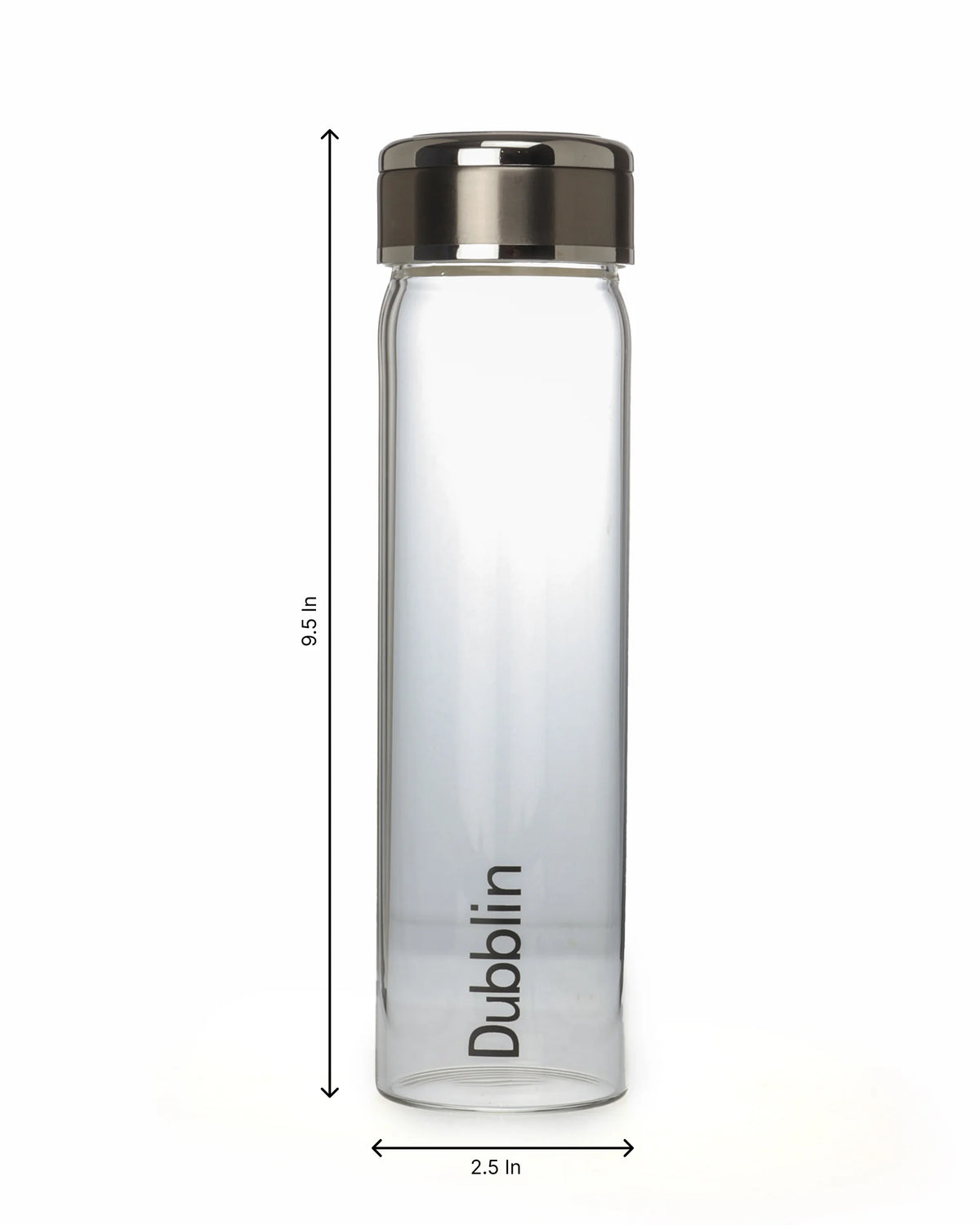 Dubblin Mist Glass Water Bottle