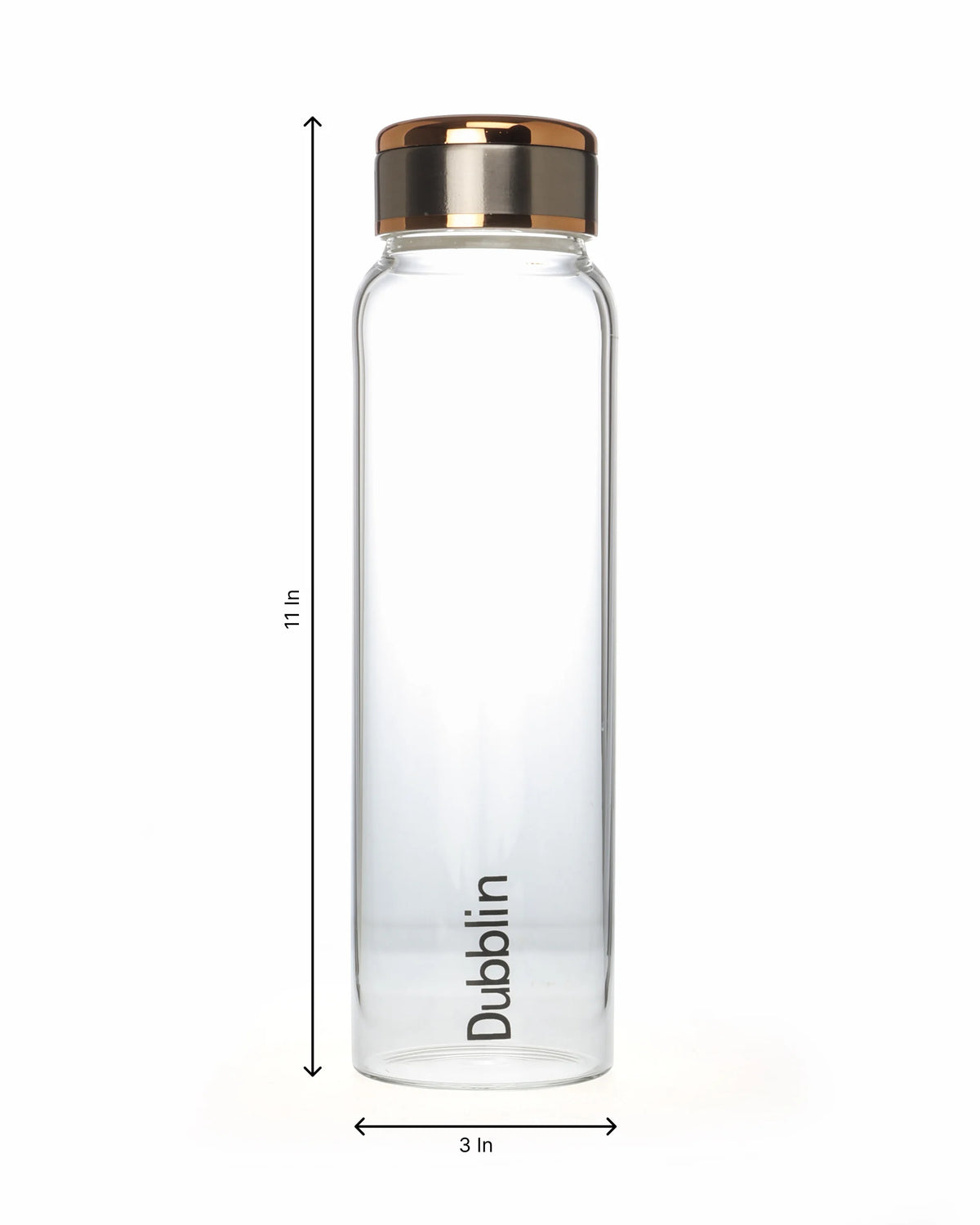 Dubblin Mist Glass Water Bottle