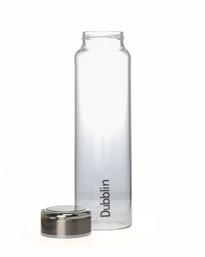 Dubblin Mist Glass Water Bottle