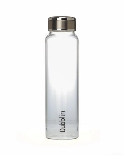 Dubblin Mist Glass Water Bottle