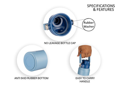 Dubblin Drum Stainless Steel Vacuum Insulated Bottle