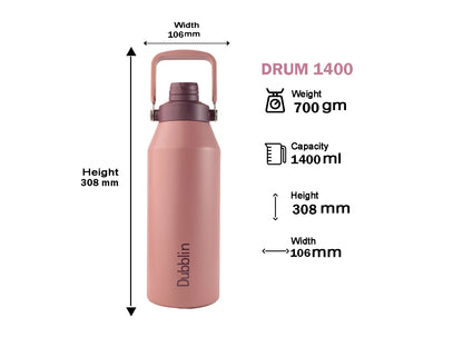 Dubblin Drum Stainless Steel Vacuum Insulated Bottle