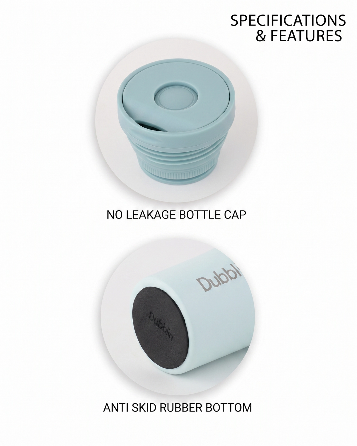 Dubblin Rose Stainless Steel Mug 330 ml