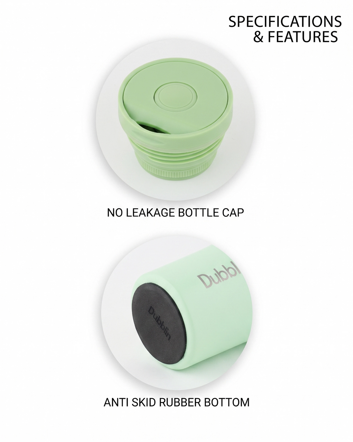 Dubblin Rose Stainless Steel Mug 330 ml