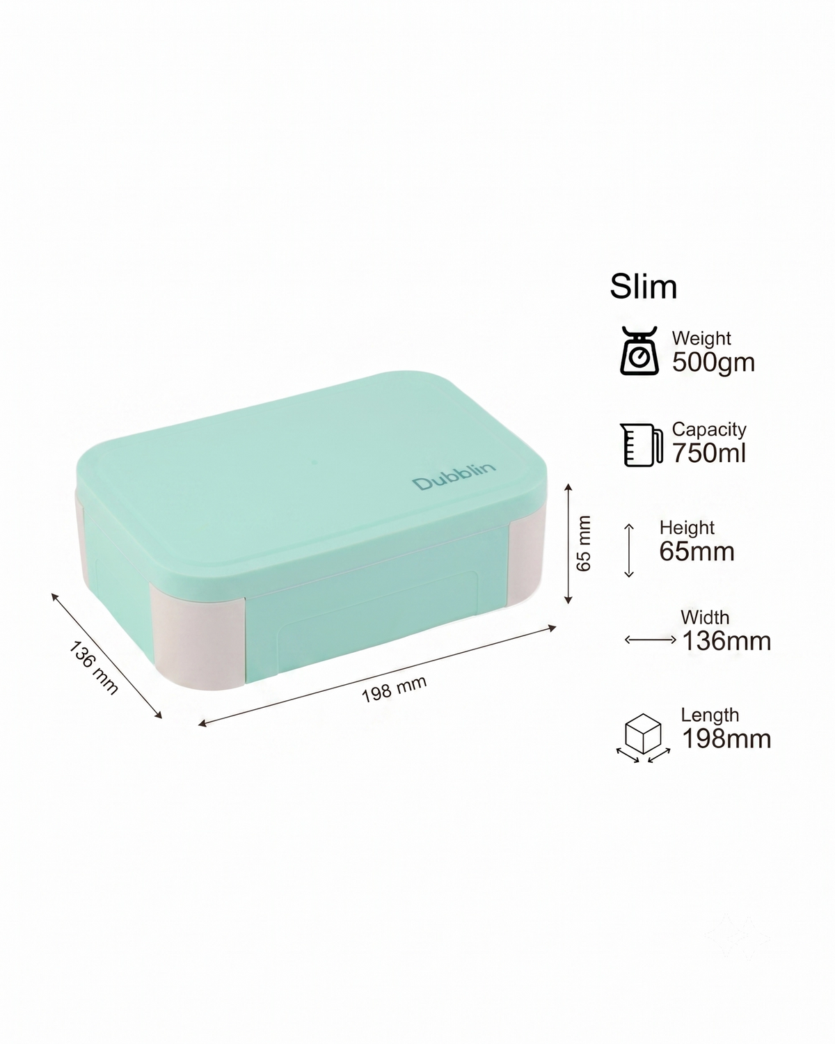 Dubblin Slim Insulated Lunch Box