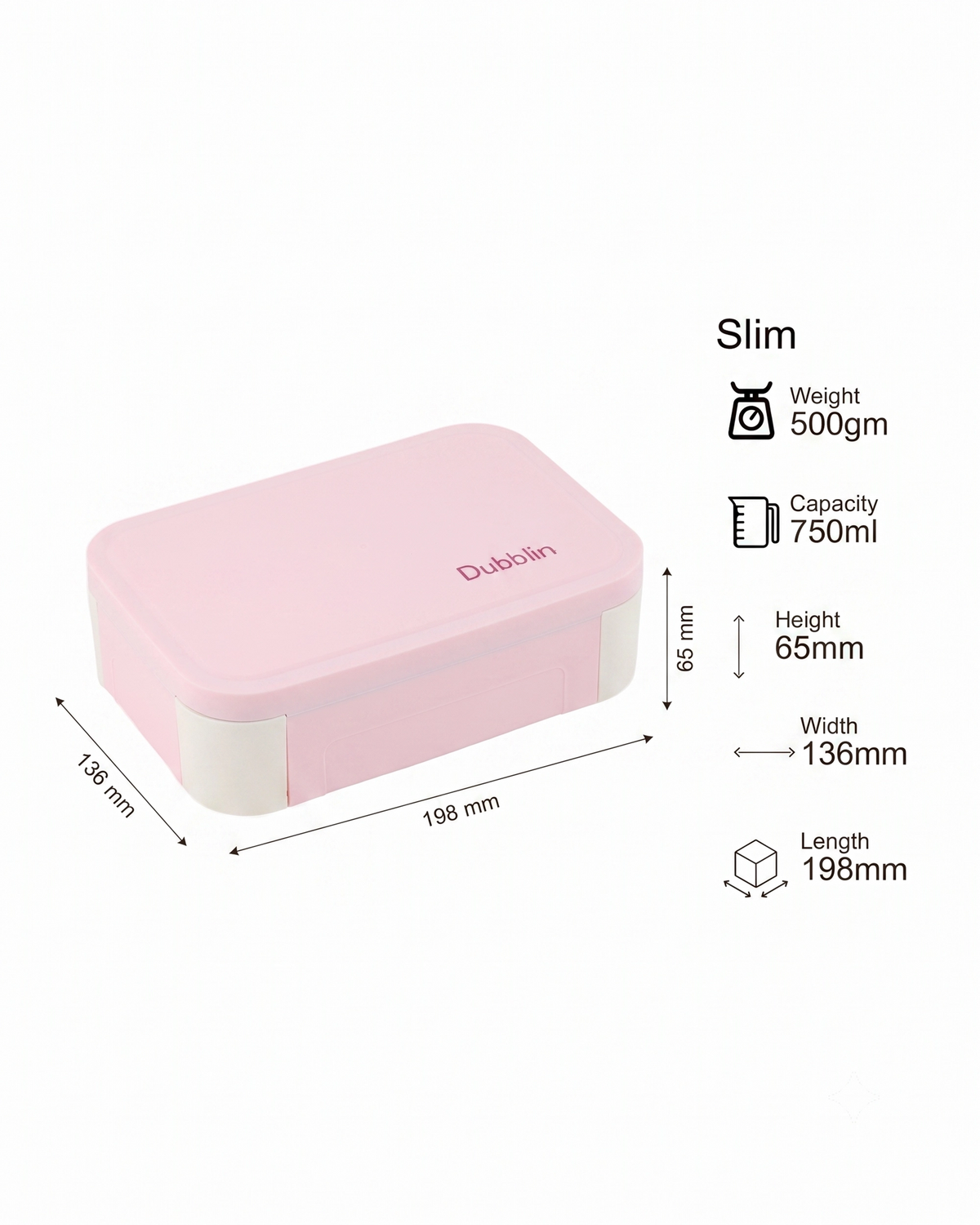 Dubblin Slim Insulated Lunch Box