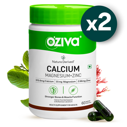 OZiva Calcium, Magnesium (Pack of 2)