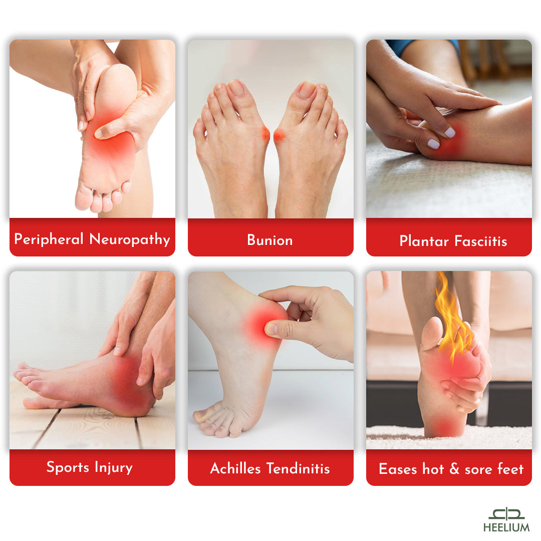 Heelium Hot & Cold Therapy Socks - 2 Units (Both Legs)