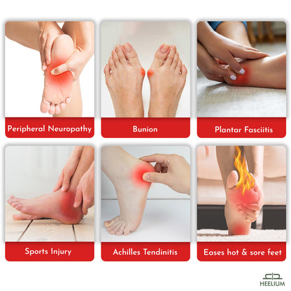 Heelium Hot & Cold Therapy Socks - 2 Units (Both Legs)