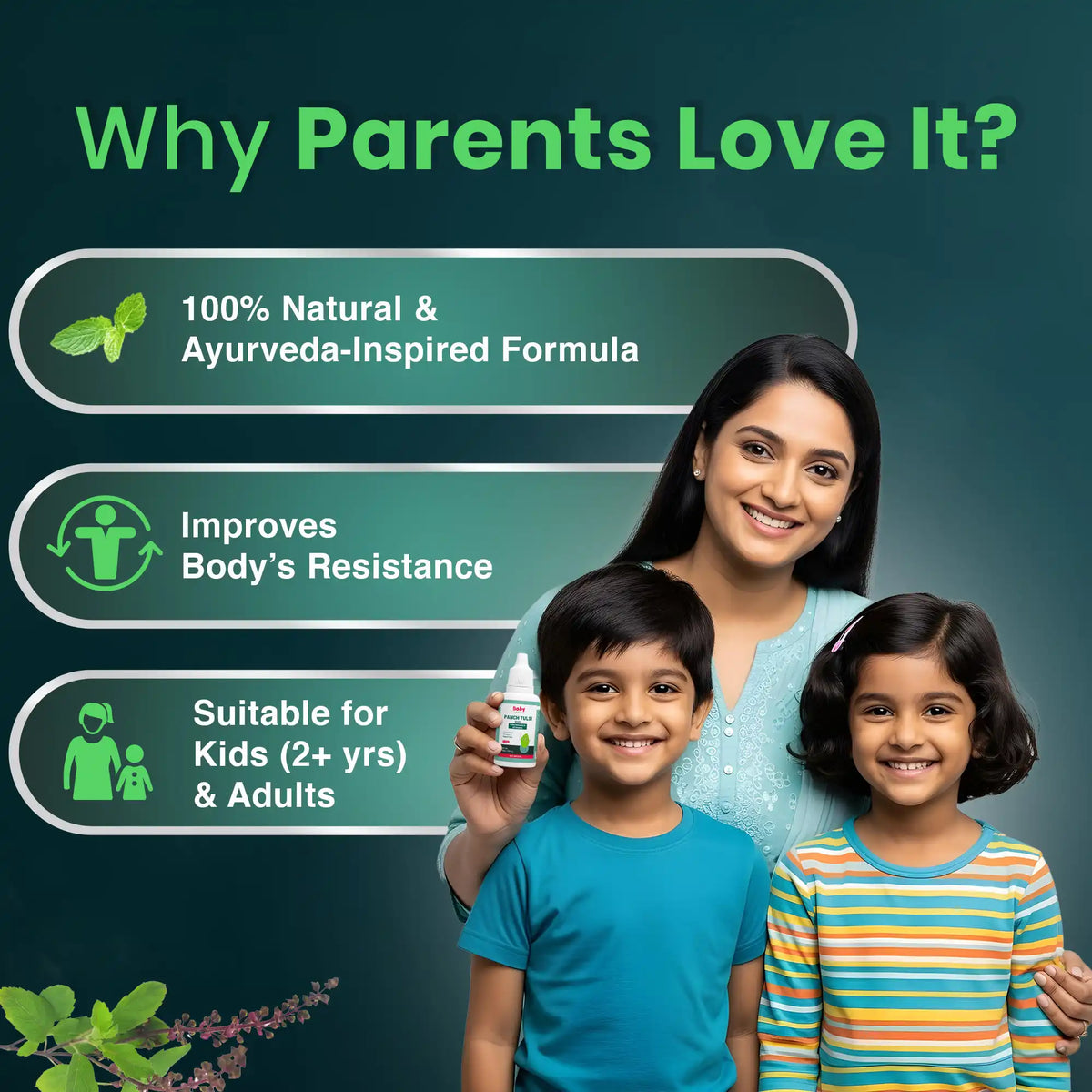 BabyOrgano Panch Tulsi Drops