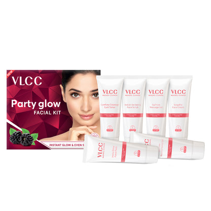 VLCC Party Glow Single Facial Kit - PUSHMYCART