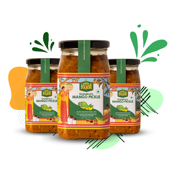 The Little Farm Company Mango Pickle Saver Pack 400g*3