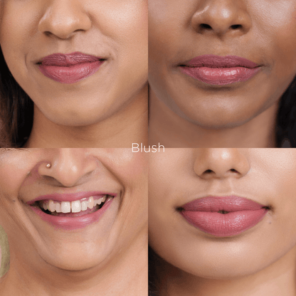 Bindtbeauty The Lip & Tint Duo featuring a creamy satin lipstick and a multi-use tint for lips and cheeks. - Image 4