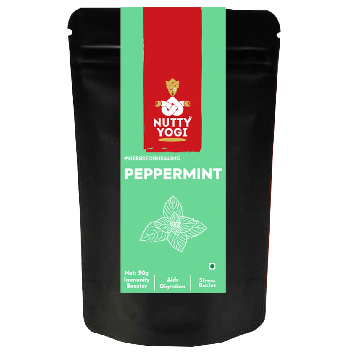 Nutty Yogi Peppermint Leaves Dried 50gm