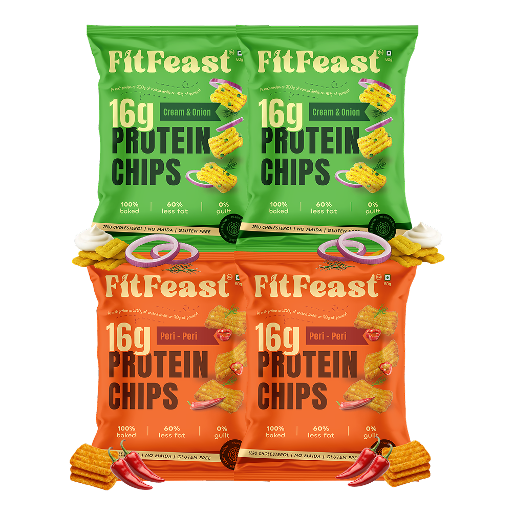 Fitfeast Protein Chips Assorted x4