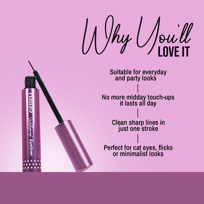 Maliao Waterproof Liquid Eyeliner - Long-Lasting, 6ml