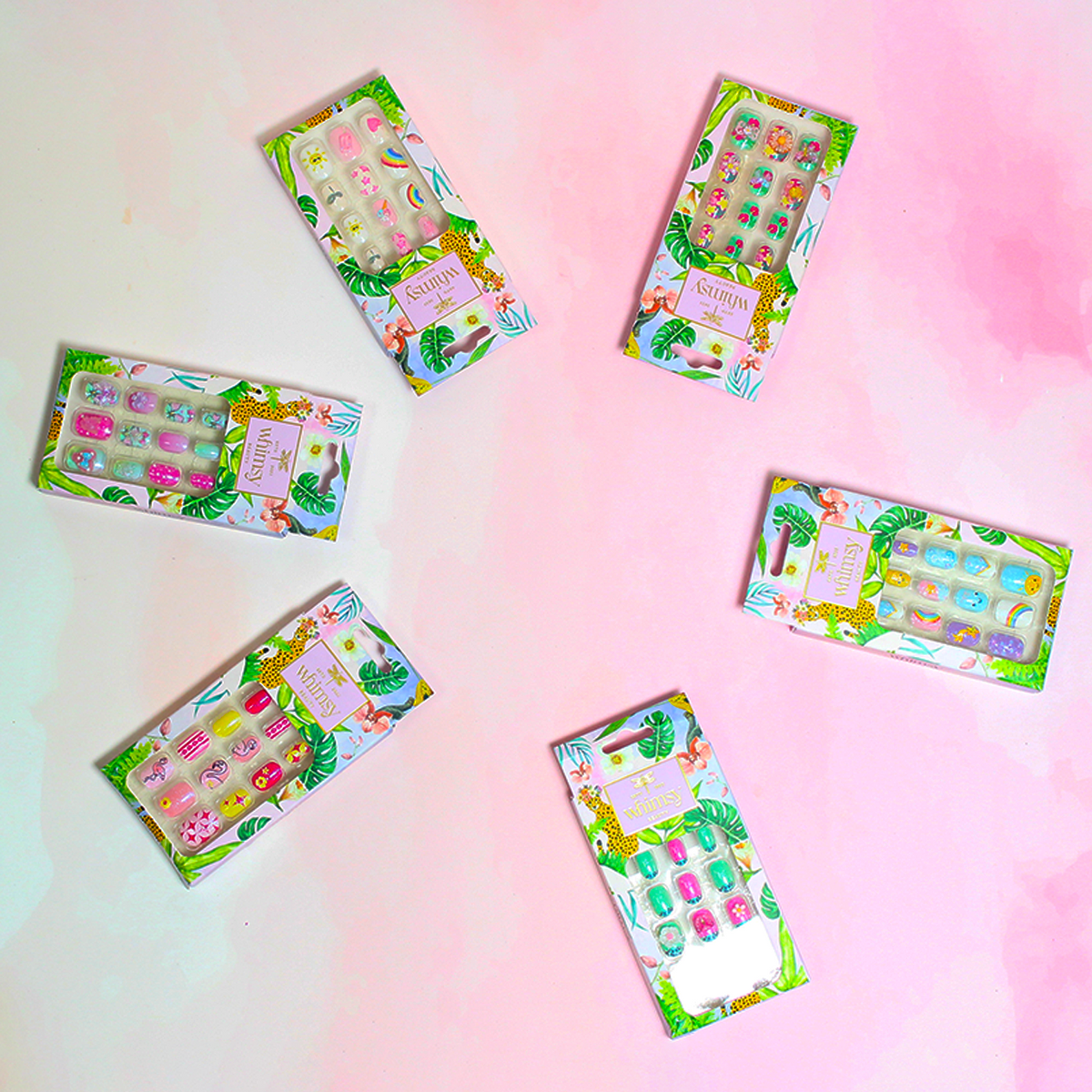 Whimsy Beauty Butterfly Press ON Nails