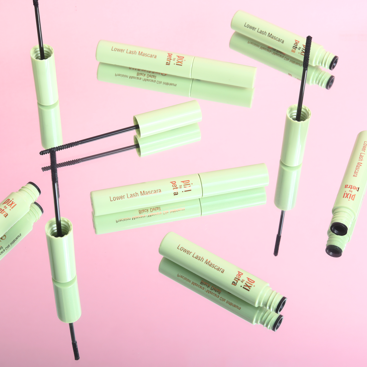 Defined lower lashes after applying Pixi Beauty Lower Lash Mascara, showcasing natural enhancement.
