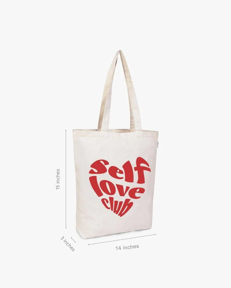 Ecoright Self Love Zipper Tote Bag