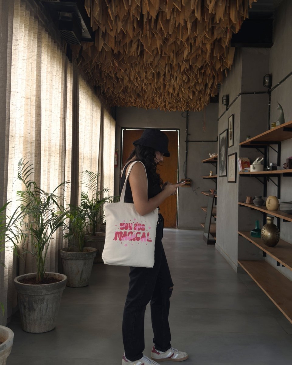 Ecoright Enchanting You Zipper Tote Bag