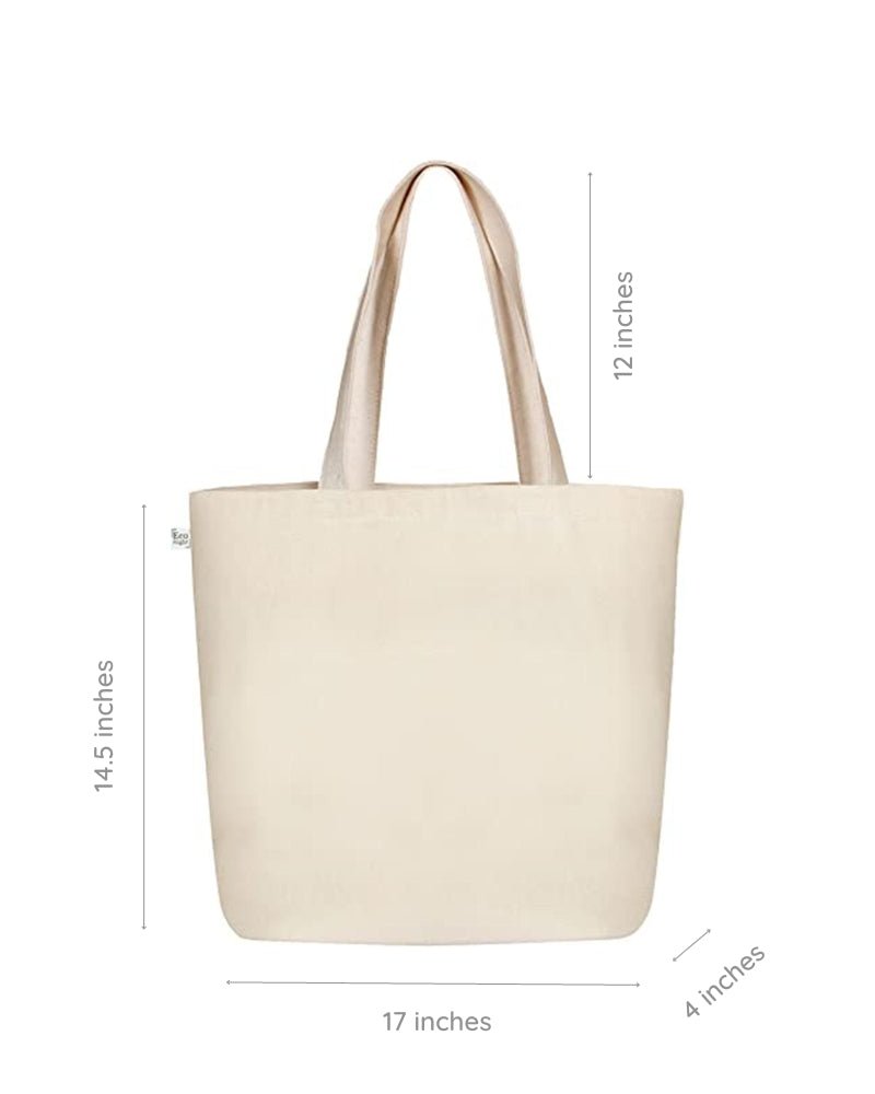 Ecoright Be Kind Large Zipper Tote Bag