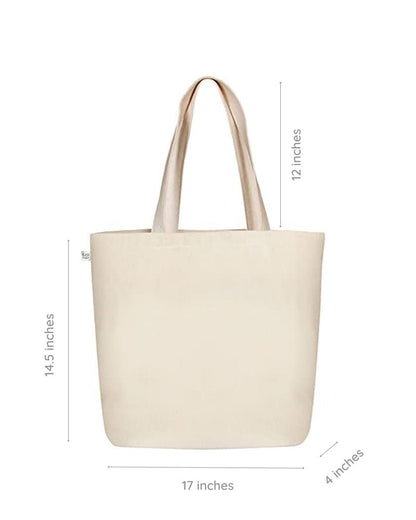 Ecoright Be Kind Large Zipper Tote Bag