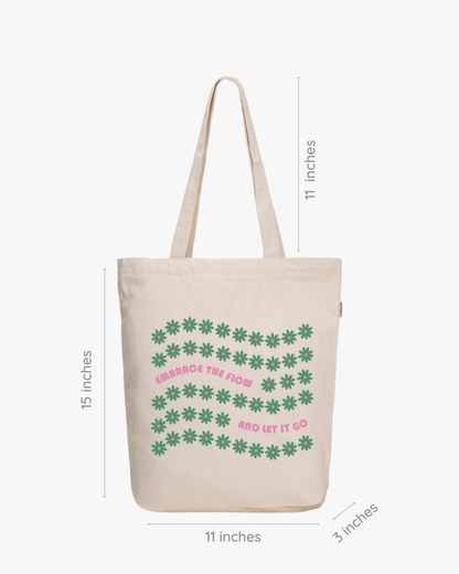 Ecoright Drift Life Zipper Tote Bag