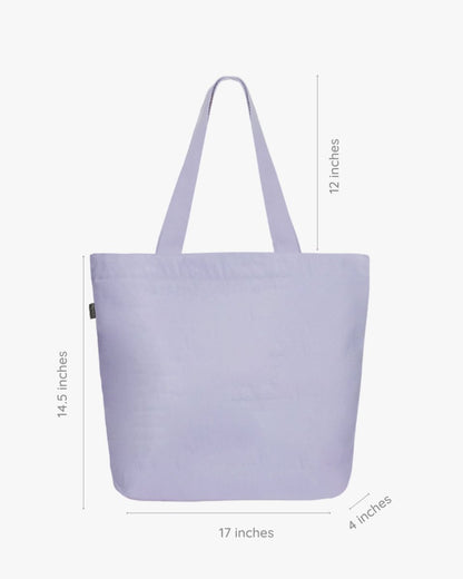 Ecoright Sunny Side Large Zipper Tote Bag
