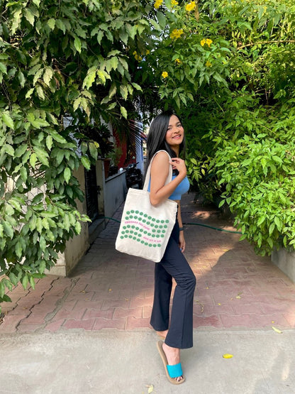 Ecoright Drift Life Zipper Tote Bag
