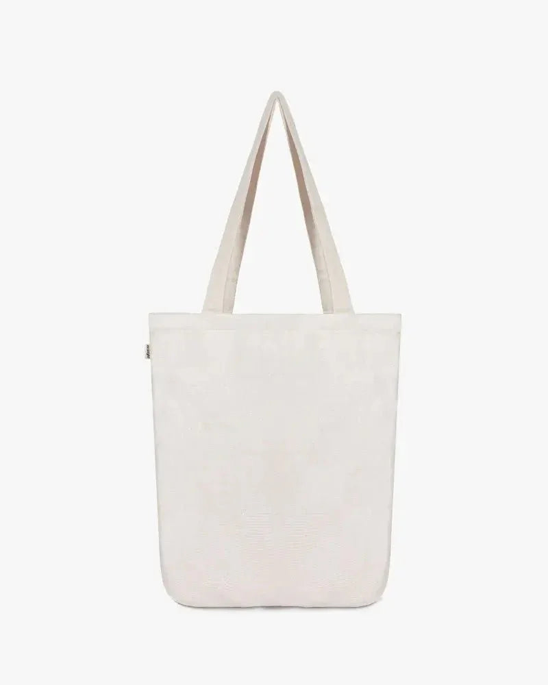 Ecoright Flowers Zipper Tote Bag