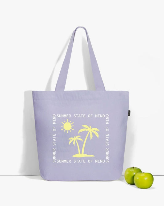 Ecoright Sunny Side Large Zipper Tote Bag
