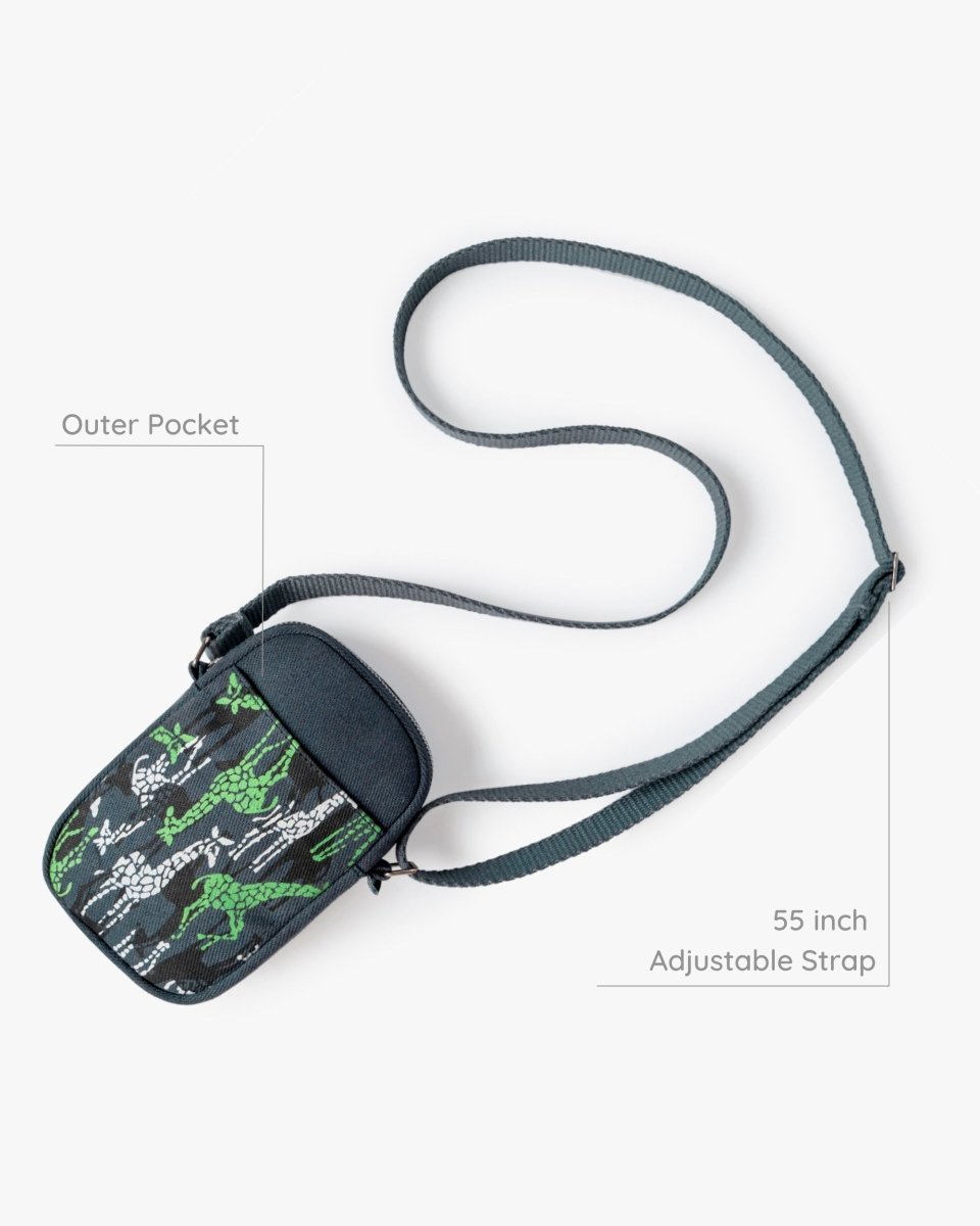 Ecoright Neon Giraffes Phone Bag