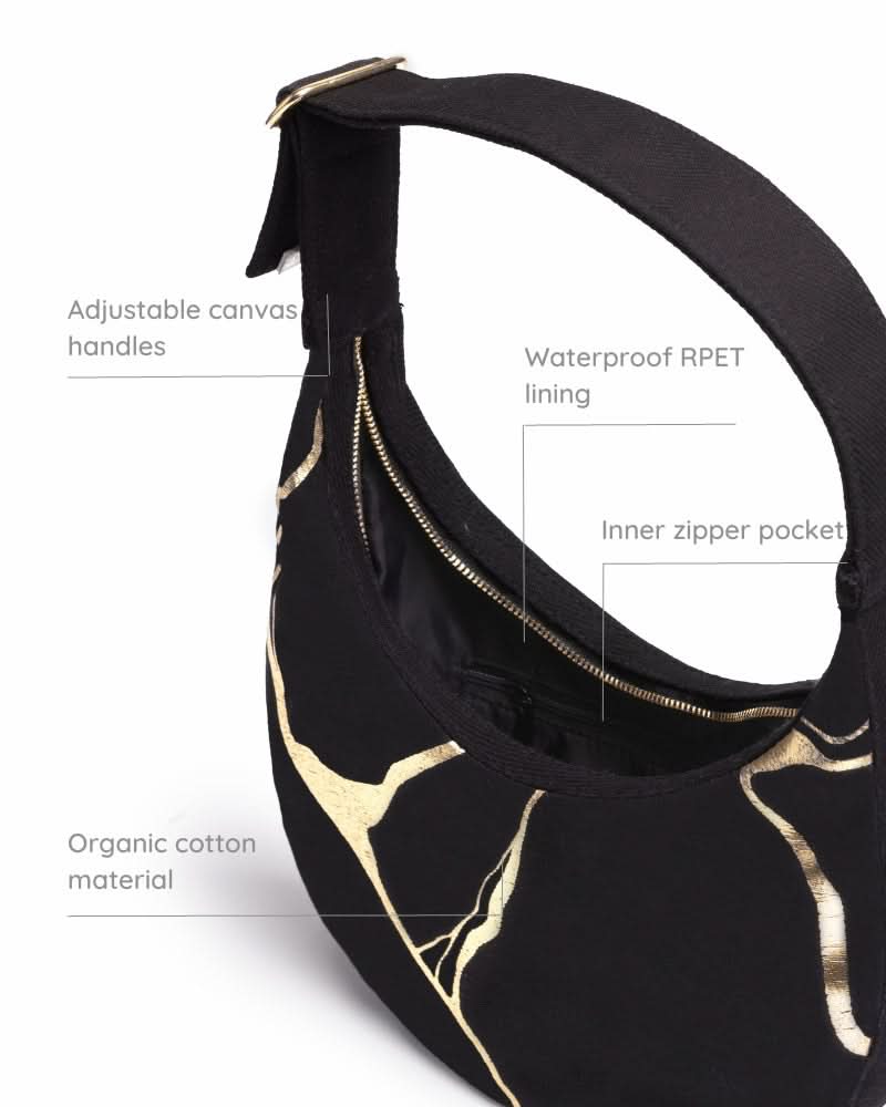 Ecoright Kintsugi Moon Bag