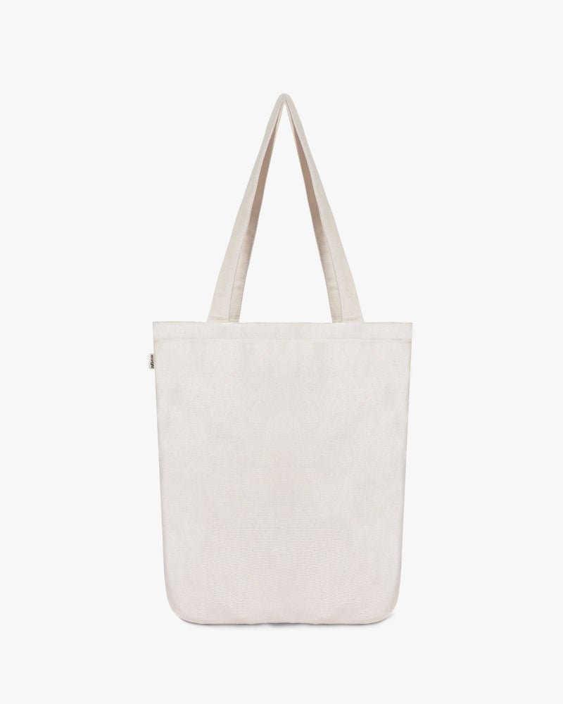 Ecoright Whale Doodle Zipper Tote Bag