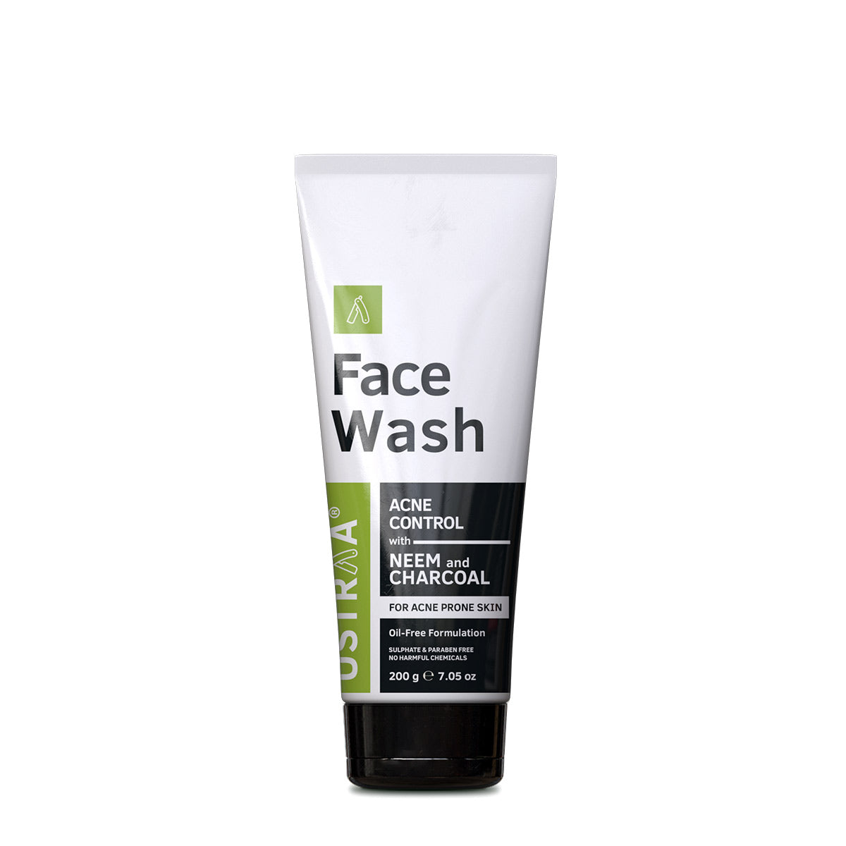 USTRAA Face Scrub De-tan, Face Wash (Neem Charcoal) & Hair Cream (Daily Use)