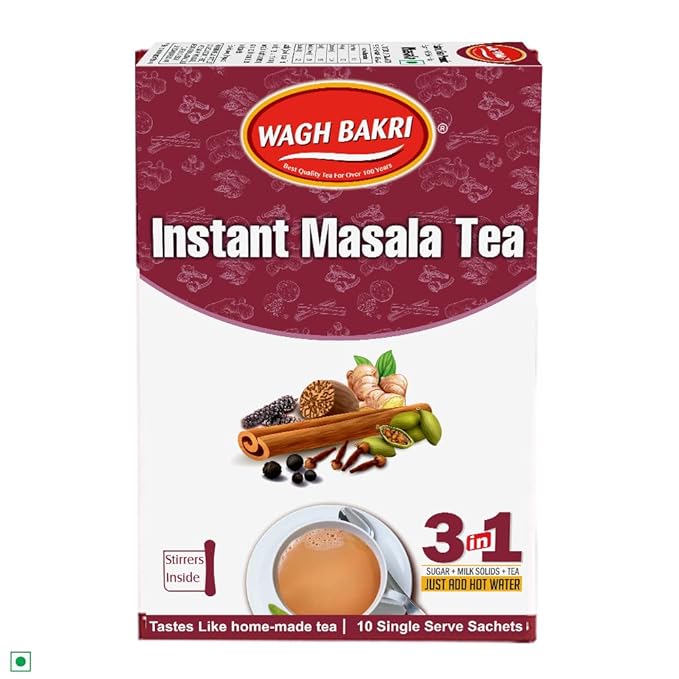 Wagh Bakri Masala Instant Tea Premix-140 Grams - PUSHMYCART
