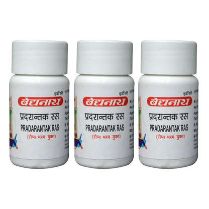 Baidyanath Pradarantak Ras 80 Tablet - PUSHMYCART